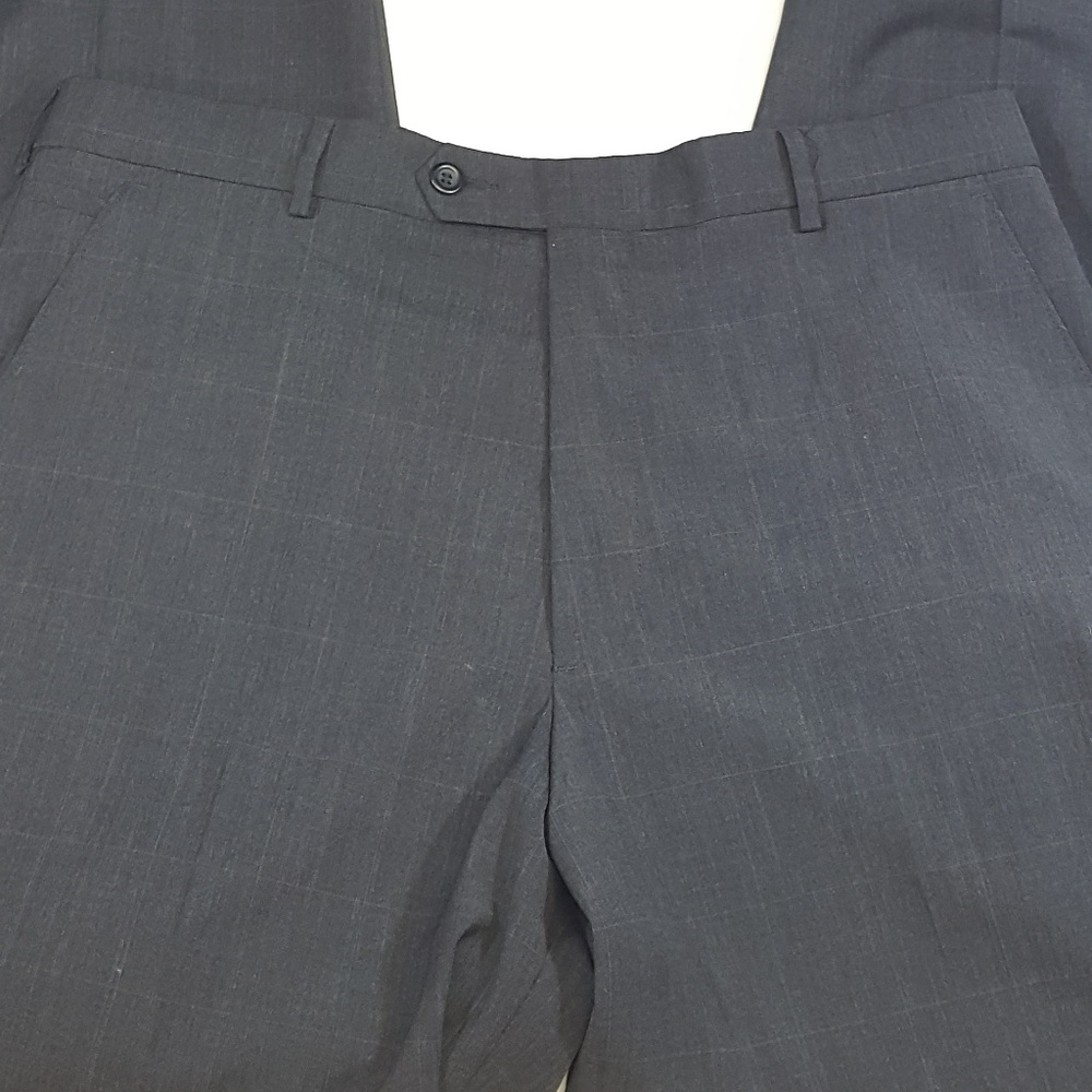 NICE Vtg MENS DOCKERS PREMIUM DRESS PANTS Charcoal - Picture 7 of 7